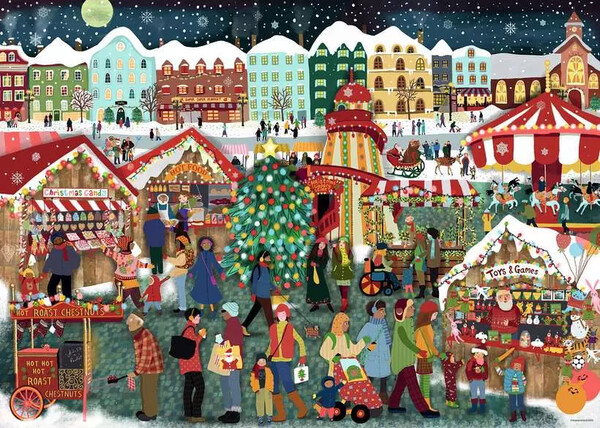 Ravensburger casse-tête Casse-tête 1000 Marché de Noël 4005555007296