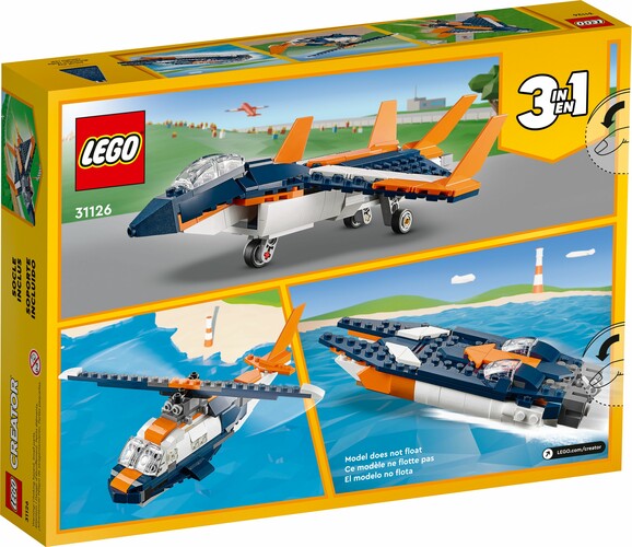 LEGO LEGO 31126 L’avion supersonique 673419352055