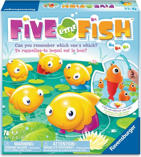 Ravensburger Five Little Fish (fr/en) 810558017814