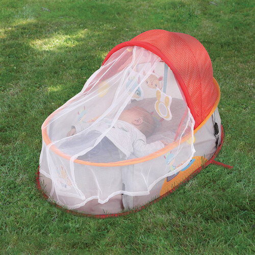 LUDI Lit pour bébé transportable dodo nomade tourbillon 3550833900208