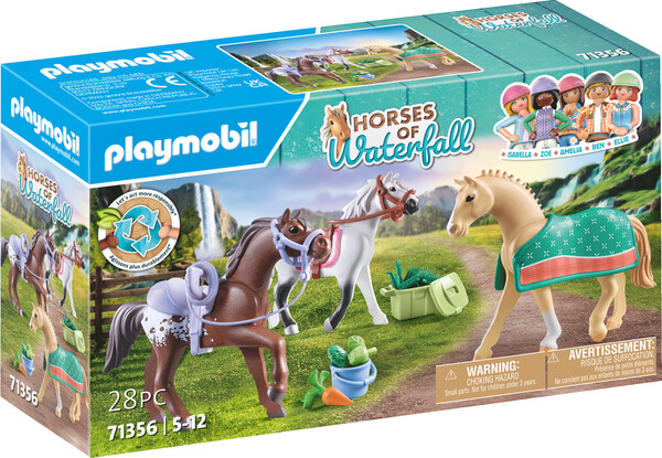 Playmobil Playmobil 71356 3 chevaux Morgan, Quarter horse et Shagya 4008789713568