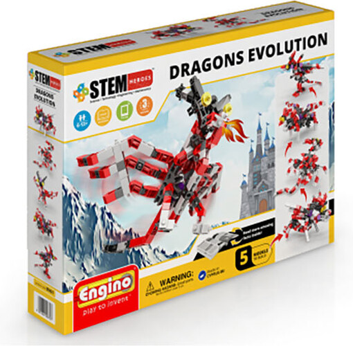 Engino Science Stem Dragons evolution (fr/en) 5291664005806