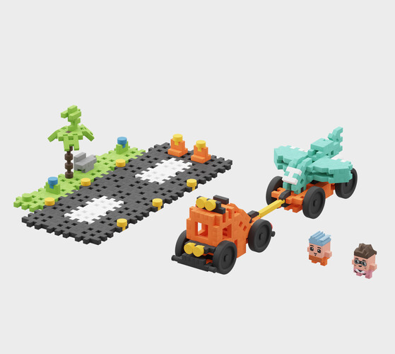 Marioinex Mini waffle - spectacle aérien 148 pcs 5903033904237