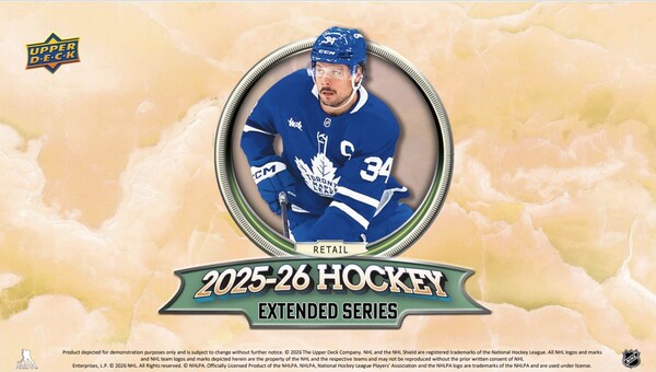 Upper Deck Upper Deck Extended Series Hockey 25/26 Retail Blaster (12/4/20) 053334095426
