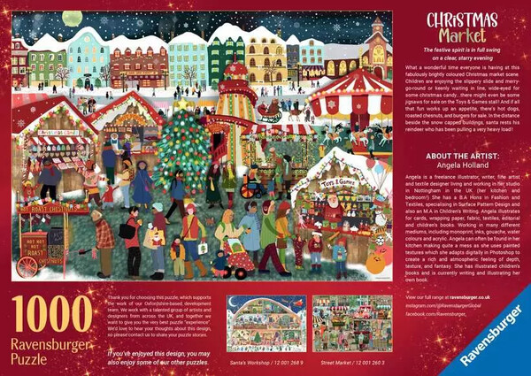 Ravensburger casse-tête Casse-tête 1000 Marché de Noël 4005555007296
