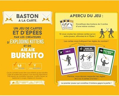 Exploding Kittens Baston à la carte (fr) 810083049045