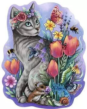 Ravensburger Casse-tête 150 pièces en bois Joli chat 4005555007579