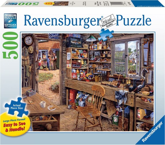 Ravensburger Casse-tête 500 Large atelier de papa 4005556148592