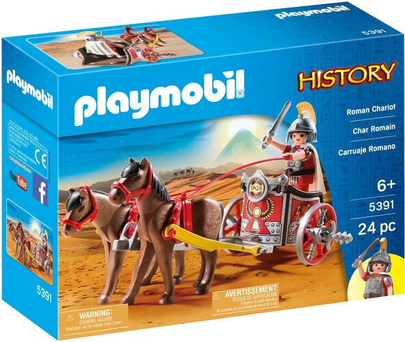 Playmobil Playmobil 5391 Char romain avec tribun 4008789053916
