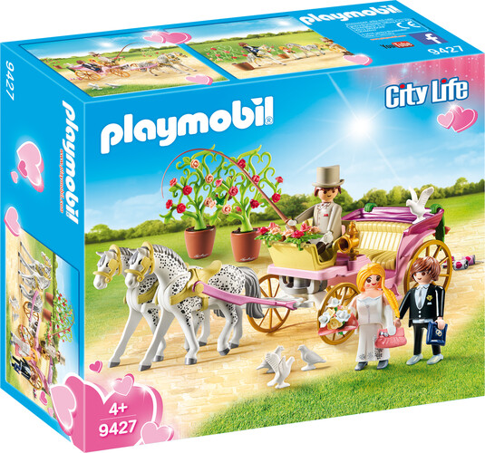 Playmobil Playmobil 9427 Carosse et couple de mariés 4008789094278