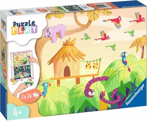 Ravensburger Casse-tête 24x2 Puzzle&Play Jungle 4005556055937