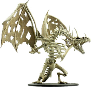 NECA/WizKids LLC Pf unpainted minis wv11 gargantuan skeletal dragon 634482900390