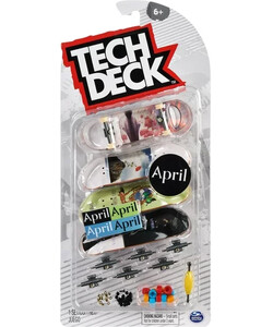 Tech Deck Tech Deck Ensemble de 4 planches à doigt - april 778988450413