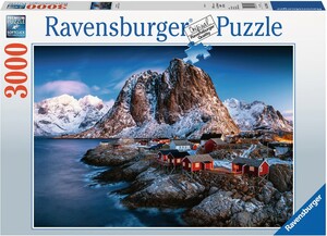 Ravensburger Casse-tête 3000 Hamnoy, Iles Lofoten, Suède 4005556170814