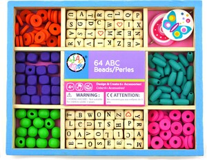 Bead Bazaar Perles boite moyenne lettres de l'alphabet 633870013445