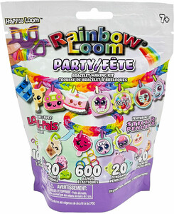 Rainbow Loom Loomi-Pals Trousse de bracelet à breloques - Fête 812317025832