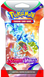 nintendo Pokemon Scarlet & Violet Sleeved Booster Pack 820650853258