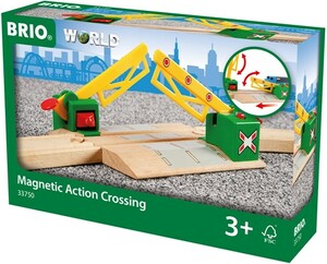 Brio Train Brio Train en bois Passage à niveau magnétique 33750 7312350337501