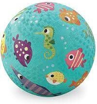 Crocodile creek Ballon de jeu 7po Poissons 732396215637