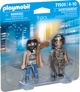 Playmobil Playmobil 71505 Duo Policier et bandit 4008789715050