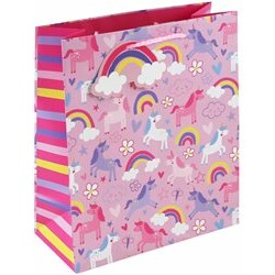 Lamarche Importation Sac cadeau Arc-en-ciel moyen 21,5 x 10,2 x 25,3 cm 5033601021810