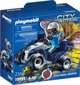 Playmobil Playmobil 71092 Policier et quad 4008789710925