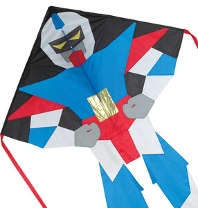 Premier Kites Cerf-volant monocorde large facile à voler super robot (Super Bot) 46'' x 90'' 630104441852