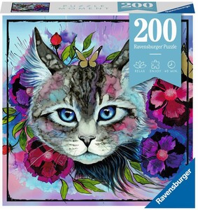 Ravensburger casse-tête Casse-tête 200 Moment Regard félin 4005556129607
