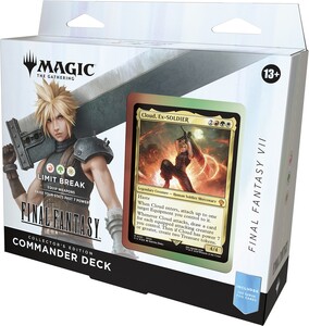 Wizards of the Coast MTG Final fantasy collector commander Limit brake 