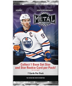 Upper Deck Upper Deck Skybox Metal Universe Hockey 23/24 Hobby Booster 053334476355