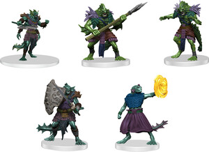 NECA/WizKids LLC Dnd Painted Minis icons 04: Icons of the Realms Sahuagin Warband 634482961124