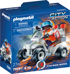 Playmobil Playmobil 71091 Secouriste et quad 4008789710918
