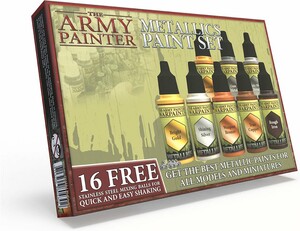 The Army Painter Warpaints acrylics Metallics - ensemble couleur metallique 5713799804302