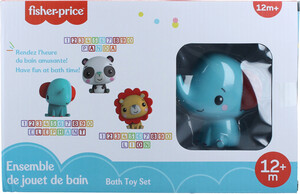 Fisher Price Ensemble jouets de bain alphabet éléphant 19 pièces 061272200482