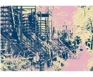 jazzkdupro Carte postale Escaliers POP, Villeray Montreal 