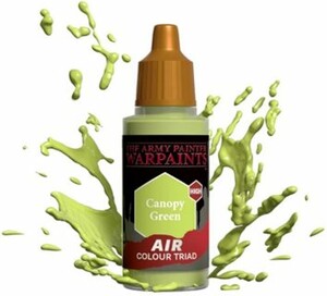 The Army Painter Warpaints Acrylics: Air Canopy Green 18ml/0.6 Oz 5713799443389