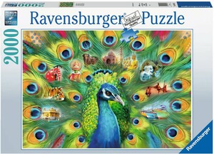 Ravensburger Casse-tête 2000 Le pays du paon 4005556165674