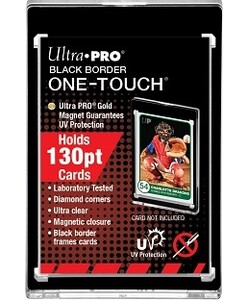 Ultra PRO Protecteurs de cartes One Touch - 130pt black border magnetic closure 074427859176