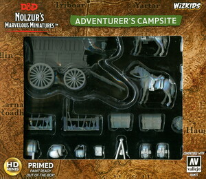 NECA/WizKids LLC Dnd unpainted minis wv4 adventurer's campsite 634482732205