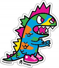 tokidoki autocollant Kaiju multicolor 818310029402