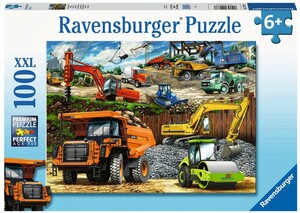 Ravensburger casse-tete Casse-tête 100 XXL Véhicules de construction 4005556129737
