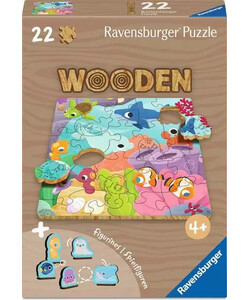 Ravensburger casse-tête Casse-tête 22 Pièces en bois - Monde marin 4005555040811