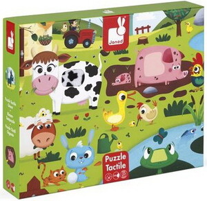 Janod Casse-tête tactile - Les animaux de la ferme 3700217327729