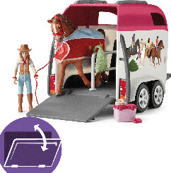 Schleich Schleich 42535 Grand voyage équestre en voiture et remorque 4059433573014