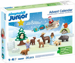 Playmobil Playmobil 70297 Calendrier de l'Avent 1.2.3: Noël enneigé 4008789702975