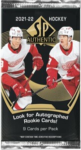 Upper Deck Upper DECK SP Authentic Hobby Hockey 21/22 Booster 053334984225