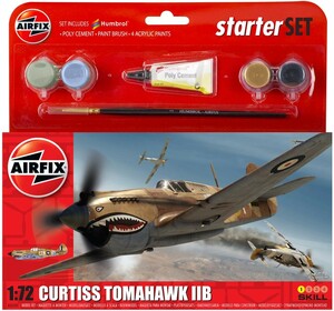 Airfix Modèle à coller avion Curtiss Tomahawk IIB 1/72 5014429551017