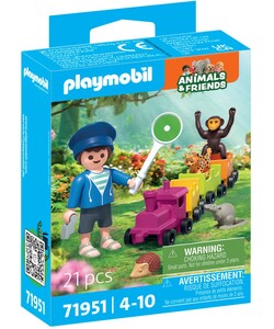 Playmobil Playmobil 71951 Animals & Friends Petite aventure en train 4008789719515