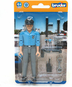 Bruder Toys Policier avec accessoires 60050 4001702600501