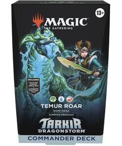 Wizards of the Coast MTG tarkir dragonstorm commander deck Temur Roar MTG